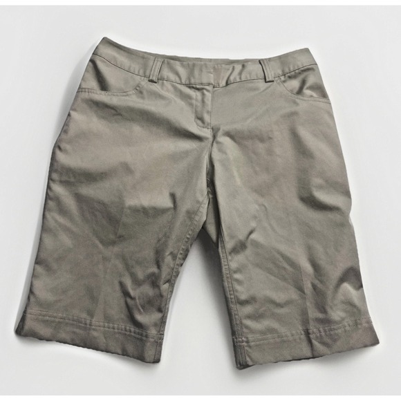 adidas Pants - Adidas Climalite Women Golf Shorts Khaki Tan Size 4 Performance Bermuda Athletic
